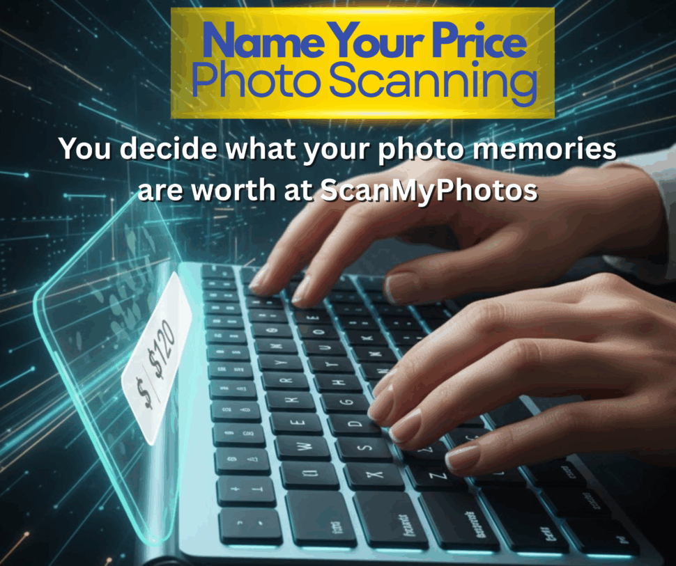 A groundbreaking way to digitize photos: you name your price, we say yes when we can. Trust replaces discounts.