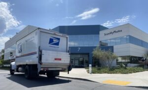 Outside the ScanMyPhotos headquarters in Irvine, CA 