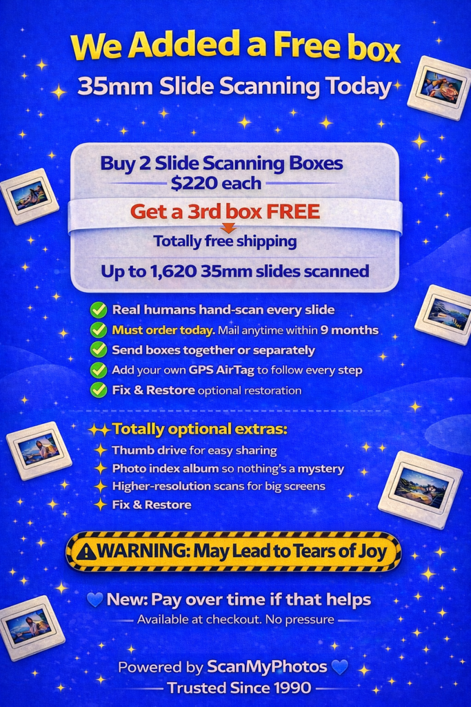 what is the best way to get 35mm slides digitized at ScanMYPhotos