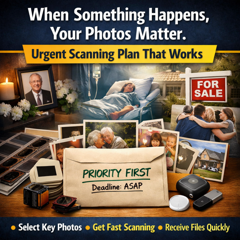 Need Photos Scanned Fast? Start Here.