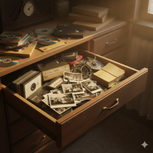 Old family photos outlast obsolete technology because they hold irreplaceable moments, identity, and personal history.