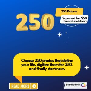 digitize 250 photos for $50