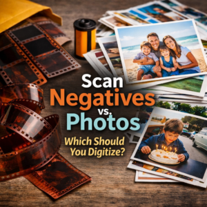 Scan Negatives vs Photos: When Scanning Printed Pictures Is Best and When Film Negatives Matter Most