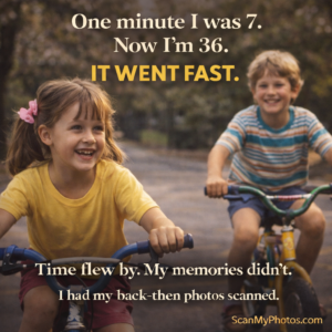 Life Moves Fast. Digitize Old Family Photos to Preserve Moments Time Can Never Replace
