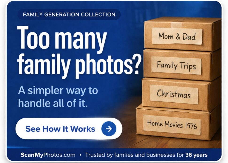 what to do with old family photos inherited family photos, scanning photos