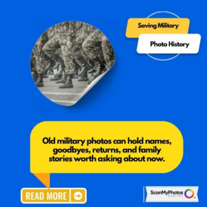 Saving vintage military photo history