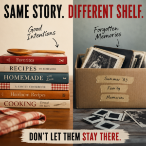Why photo albums and cookbooks never get looks at
