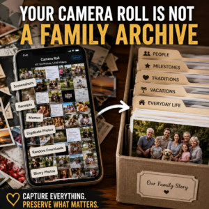 How to Organize Family Photos Before Your Camera Roll Buries Them