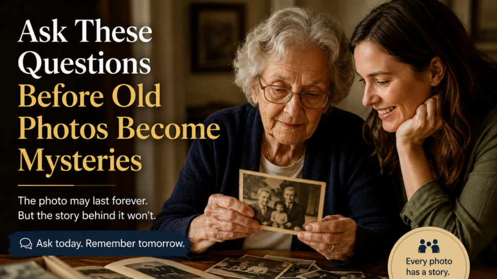 Ask These Questions Before Old Family Photos Become Mysteries Ask These Questions Before Old Family Photos Become Mysteries