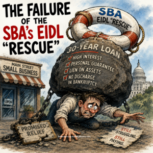 SBA EIDL debt turned pandemic relief into a 30-year burden crushing the small businesses it promised to save