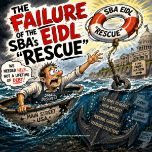 SBA EIDL debt turned pandemic relief into a 30-year burden crushing the small businesses it promised to save SBA EIDL debt turned pandemic relief into a 30-year burden crushing the small businesses it promised to save