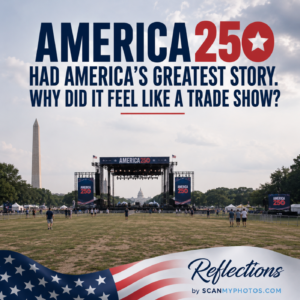 America250 stage on the National Mall in Washington, DC, with sparse attendance, the Washington Monument, and the U.S. Capitol in the background. America250 stage on the National Mall in Washington, DC, with sparse attendance, the Washington Monument, and the U.S. Capitol in the background.