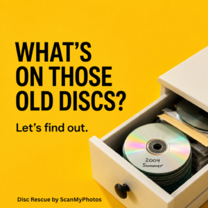 Old photo CDs stored in a drawer waiting to be rediscovered and transferred to USB. Old photo CDs stored in a drawer waiting to be rediscovered and transferred to USB.